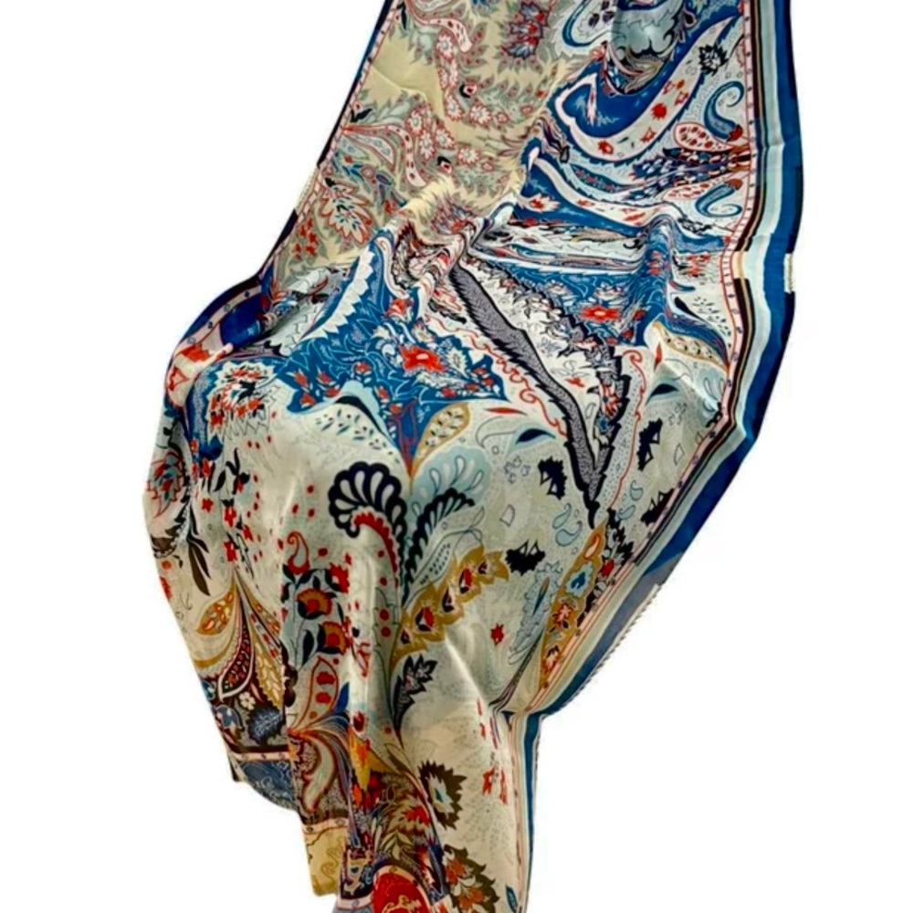 Colorful Paisley Scarf